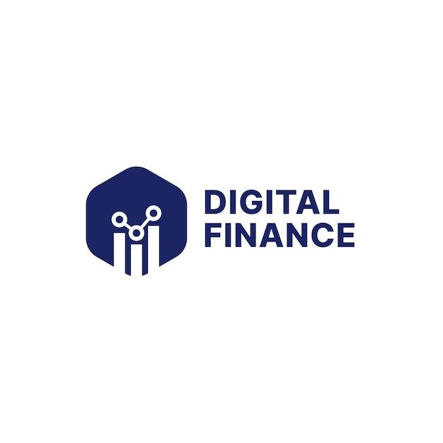 the logo for digital finance, which is designed to look like two people holding hands