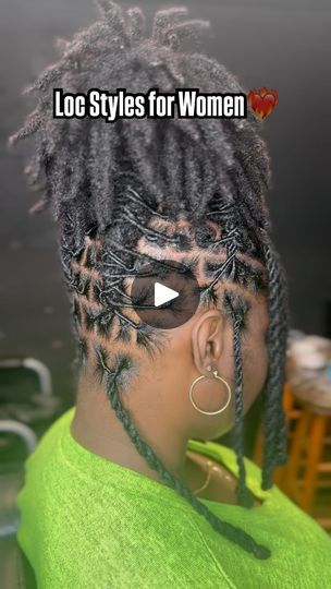 1.4K views · 757 reactions | Another loc style for women😍

Try this style at your next appointment🥰❤️‍🔥

📍Atlanta: September 28th & 29th📍
(28th is all booked up)

Shop my ABE GOATED products‼️🛍️
Link in my bio to purchase🥰

Text: (478) 340-8131 for more info‼️
Link is in my bio to book😌

——————

Follow @step.dalocgoat for more content🐐❤️‍🔥

#locs #locsstyles #locstylesforwomen #locstylesformen #locjourney #loclife #locliving #longlocs #charlottelocs #atlantaloctician #charlotteloctician #atlantalocs #atllocstylist #cltlocs #locslocslocs #locnation #dreadlocks #dreadhead #dreads #retwist #retwistdreads #retwistlocs #retwistandstyle #longlocstyles #shortlocs #kiddielocs #kidlocstyles #locextensions #locreattractments #wicks | Stephanie H. | Queen · We Will Rock You (Megan Thee Stal Hairstyles For Locs Updo, Cute Loc Hairstyles For Women Short, Cute Loc Updos, Low Loc Bun Styles, Professional Loc Styles, Styles For Short Locs For Women, Dreads Hairstyle For Women, Beginner Loc Styles For Women, Professional Loc Styles For Women