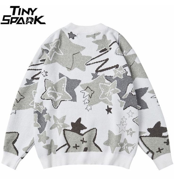 Star Doodles, Graffiti Cartoon, Cartoon Star, Sweaters Knitted, Aelfric Eden, Top Streetwear, Clothes Shopping, Cool Fits, Swaggy Outfits