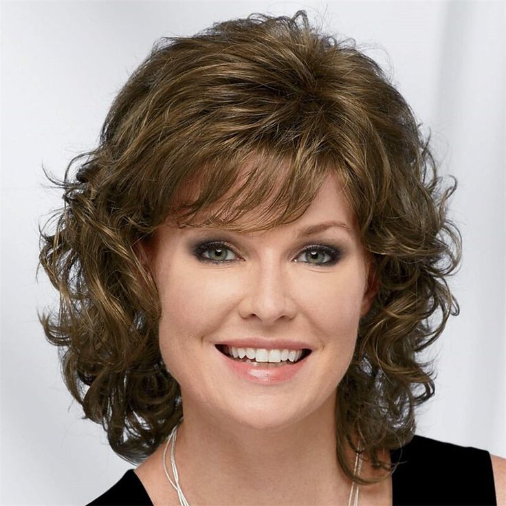 Category:Synthetic Wig; Gender:Women's; Wig Type:Natural Wigs; Occasion:Party  Evening,Daily,Vacation,Party / Evening,Daily Wear; Age Group:Adults; Color Shade:Brown,Light Brown,Blonde,Dark Brown,Silver; Hair Material:Synthetic Hair; Cap Construction:Machine Made; Texture:Curly; Length:Short; Features:Comfortable,Fashion,Easy to Carry,Party,Soft; Heat Resistant:Yes; Listing Date:02/14/2023; Cap Circumference:; Front to Back:; Nape of Neck:; Side to Side Across Forehead:; Side to Side Over Top:; Short Curly With Bangs, Curly With Bangs, White Wig, Natural Wavy Hair, Natural Wigs, Color Me Beautiful, Short Wavy Hair, Shades Of Blonde, Brown Blonde