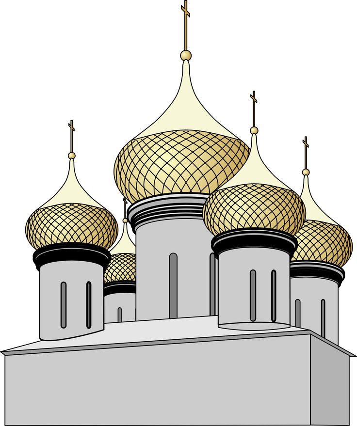 an architectural drawing of a building with golden domes