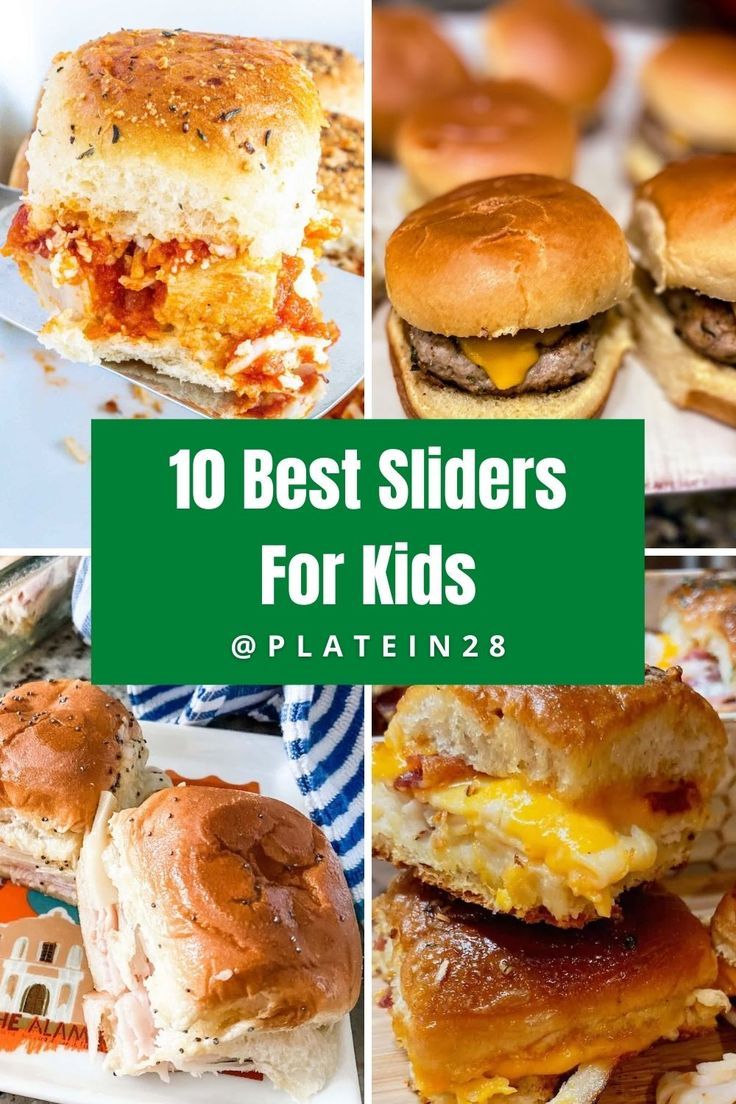 four types of sliders Sliders For Kids, Old Fashioned Sloppy Joes, Old Fashioned Sloppy Joe Recipe, Best Sliders, Turkey Burger Sliders, Vegan Cheese Substitute, Chicken Parmesan Sliders, Best Vegan Cheese, Mini Sliders