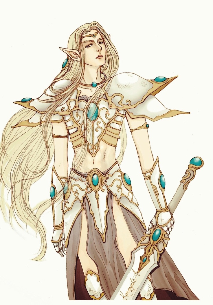 Elf Warrior //Drawing//CG Elf People, Elf Illustration, Elf Warrior, Warrior Drawing, Fantasy Stuff, Little People, Elf, Zelda, Princess Zelda