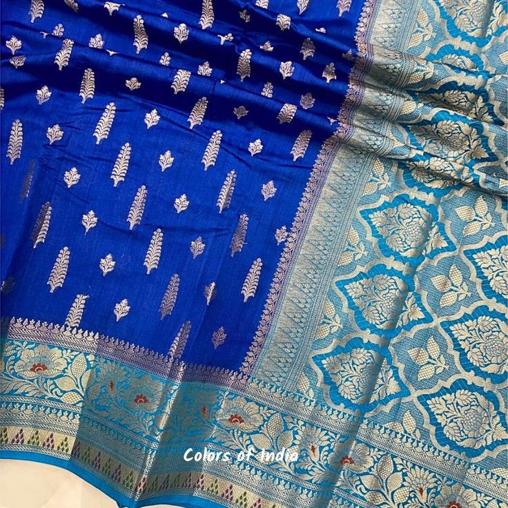 Buy Blue Saree Blouse , Georgette Saree With Zari Borders , Semi Georgette Sarees for Women , FREE SHIPPING Online in India - Etsy Blue Chanderi Pre-draped Saree With Motifs, Blue Katan Silk Pre-draped Saree With Zari Work, Blue Dola Silk Pre-draped Saree With Zari Weaving, Blue Katan Silk Saree With Zari Work, Blue Saree With Zari Work, Blue Katan Silk Saree For Festive Occasion, Blue Salwar Kameez With Unstitched Blouse, Blue Katan Silk Dupatta For Navratri, Blue Bollywood Banarasi Silk Pre-draped Saree