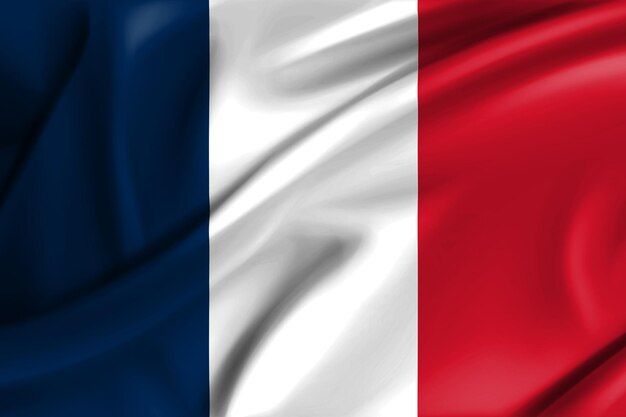 the flag of france is waving in the wind with its colors red, white and blue