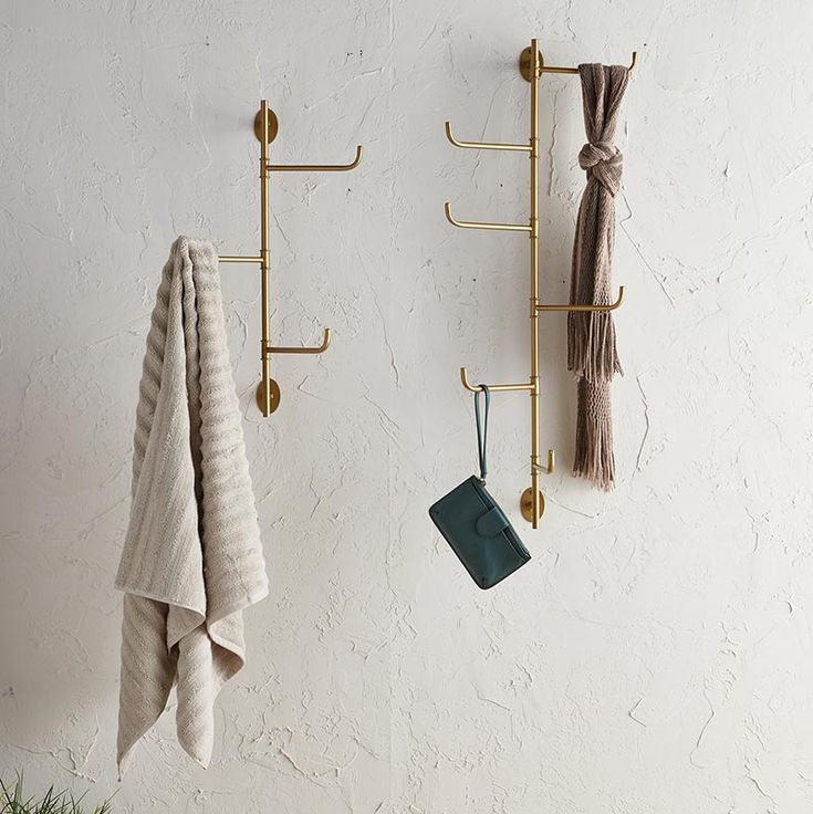 Wall Mounted  Hooks - Vintage Crossroads Hooks On Cabinet, Hand Towel Wall Storage, Bathroom Wall Hangers, Bathroom Towel Hook Behind Door, Wall Storage And Hooks, Towel Hangers For Bedroom, Bathroom Coat Hanger, Organizing Accessories, Wall Hook Rack