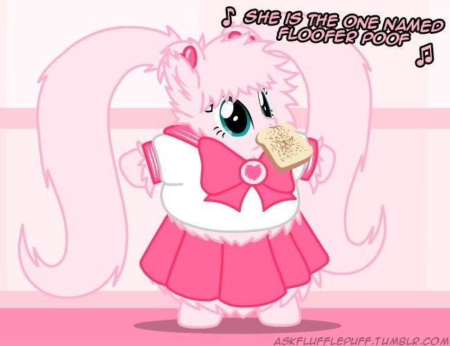 a pink pony holding a piece of bread in her hand with the caption, i am