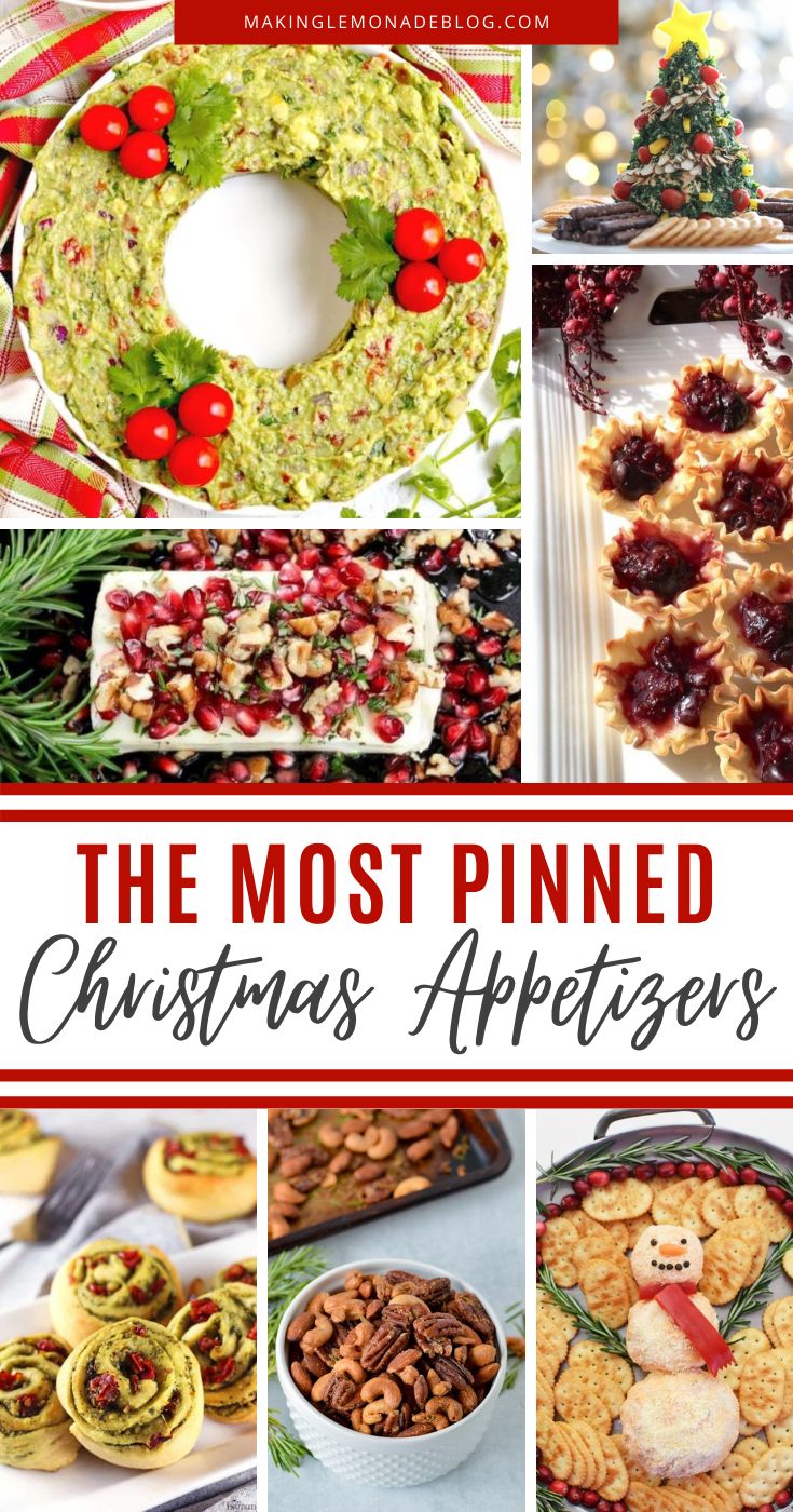 the most pined christmas appetizers to make this holiday season so much fun