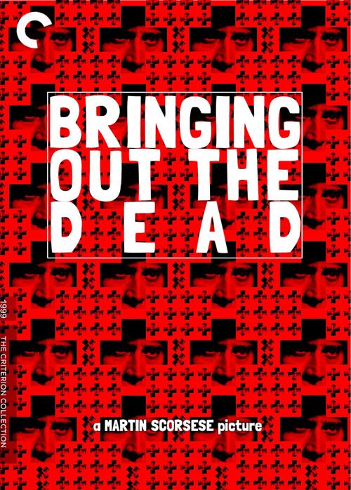 the cover of bringing out the dead by martin schese picutre, with red and black squares