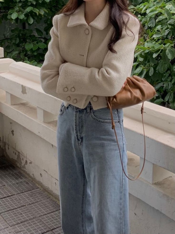 Look Office, Korean Outfit Street Styles, Korean Casual Outfits, 가을 패션, Fashion Mode, Korean Outfits, Casual Style Outfits, Teen Fashion Outfits, Looks Vintage