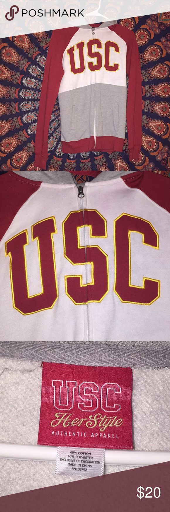 NWOT USC college hoodie | College hoodies, Buy hoodies, Usc college