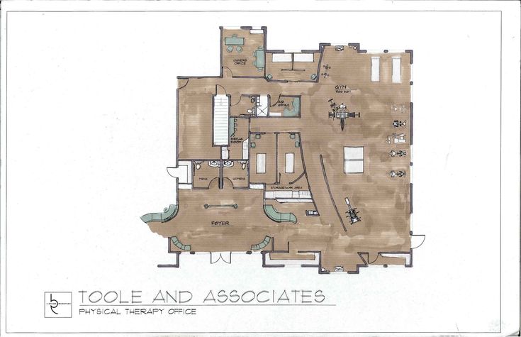 Physical therapy floor plan Physical Therapy Floor Plan, Physical Therapy Gym Design, Physical Therapy Documentation, Disk Herniation Physical Therapy, Physiotherapy Infographics, Office Layout Plan, Active Design, Office Floor Plan, Rehabilitation Center