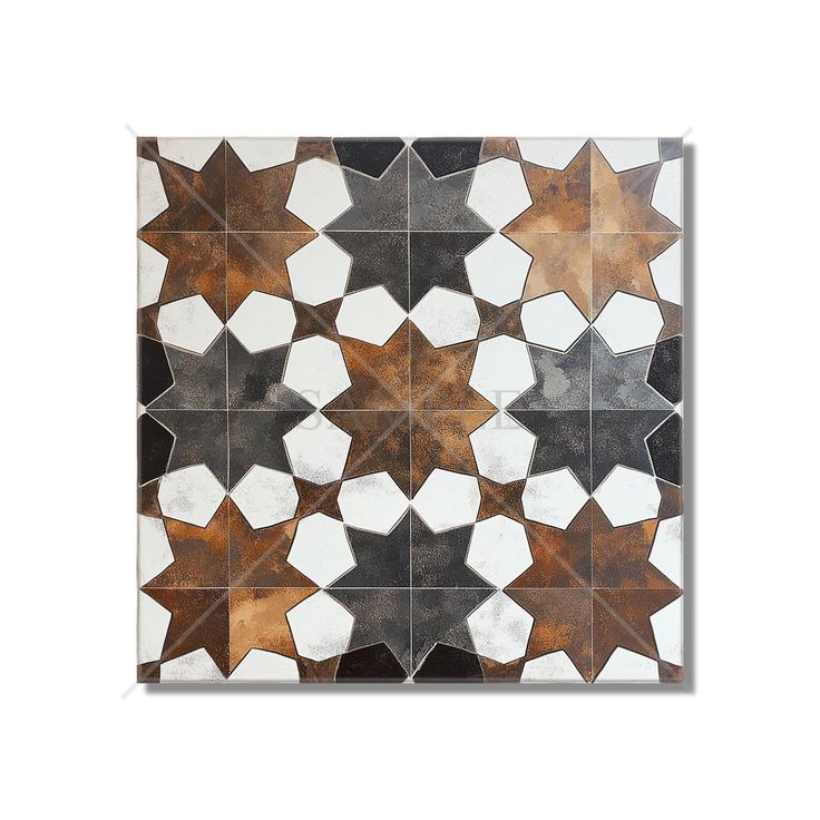 an image of a tile design that looks like stars