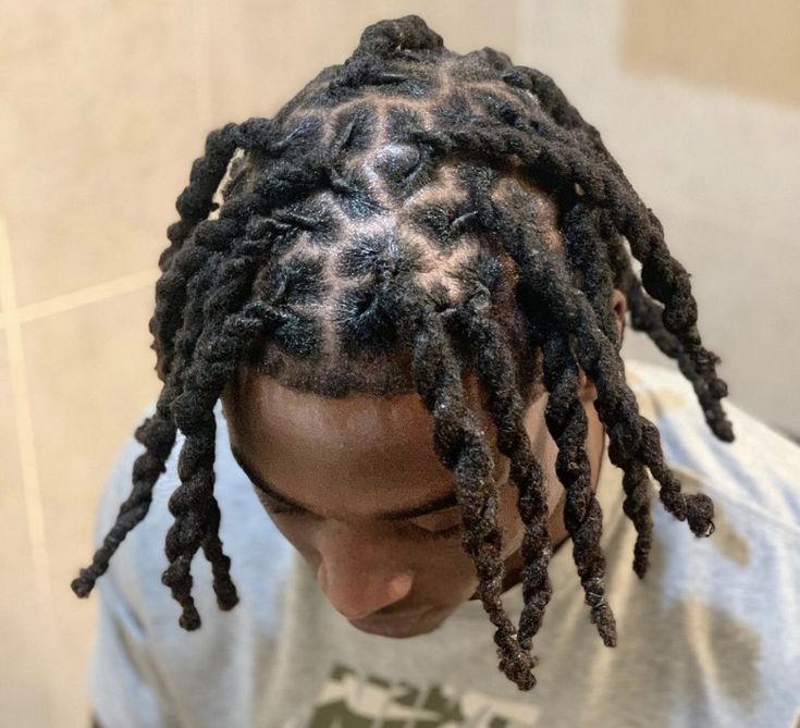 Two Strand Dreads Locs Men, Two Strand Dreads Locs, Two Strand Dreads, 3 Strand Twist Dreads, Dread Twist, Starting Dreads, Twist Men, Locs Men, Male Haircuts