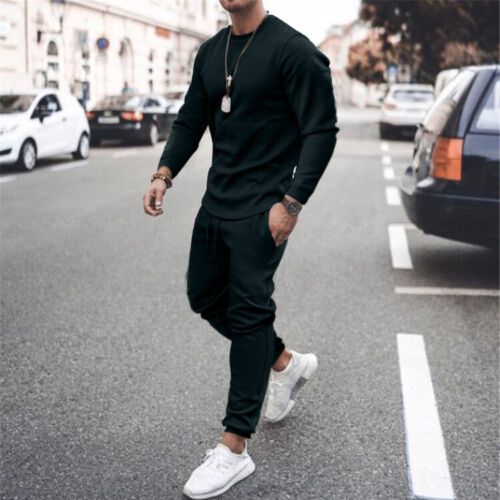 Casual Suits Men, Long Pants Outfit, Men Tracksuit, Tracksuit Men, Men's Activewear, Track Suit Men, Tennis Shirts, Casual Joggers, Traje Casual