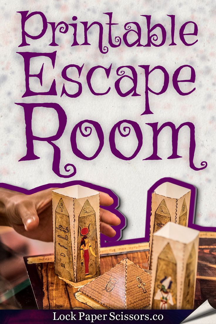 an image of the escape room sign with hands reaching out to open it and another hand holding