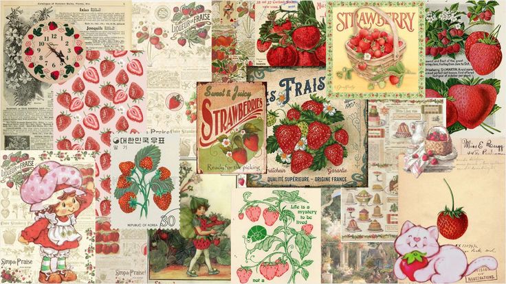 a collage of strawberries and strawberrys