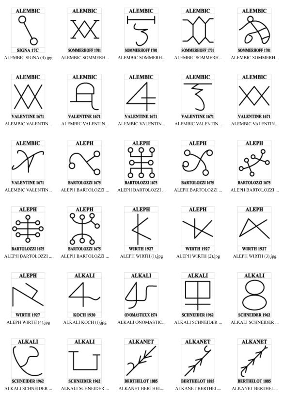 the symbols for each zodiac sign are shown in black and white, with different letters on them