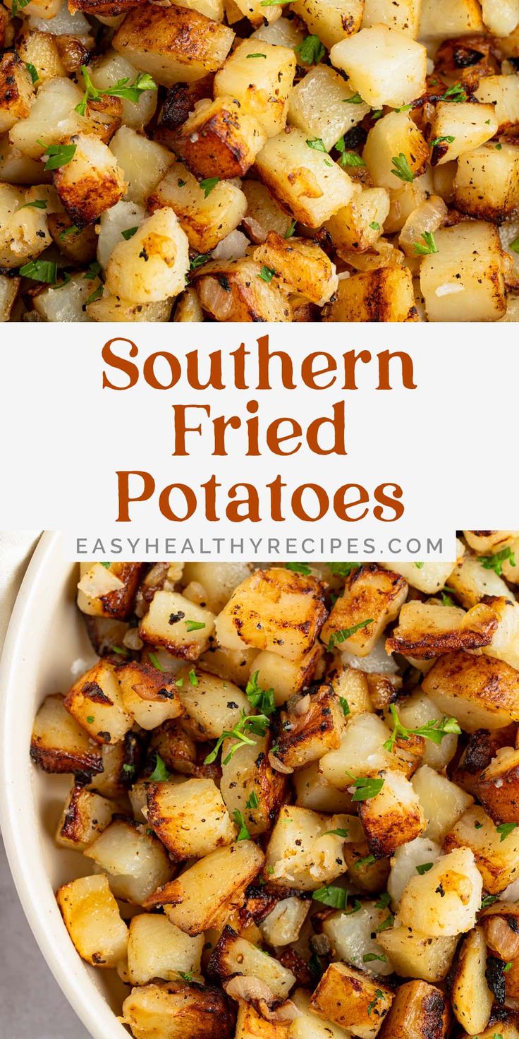 this southern fried potatoes recipe is delicious and easy to make