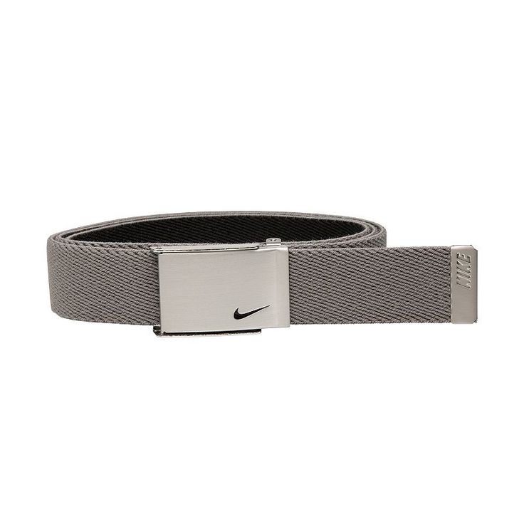 Give your accessories collection a refresh with this women's reversible stretch belt from Nike. Give your accessories collection a refresh with this women's reversible stretch belt from Nike. Fits up to size 42 waist Plaque buckle with Nike Swoosh logo Reversible design Stretch webbed constructionFABRIC & CARE Polypropylene, rubber, leather Spot clean Imported Size: One Size. Color: Grey. Gender: female. Age Group: adult. Nike Belt, Nike Fits, Nike Swoosh Logo, Stretch Belt, Swoosh Logo, Accessories Collection, Nike Swoosh, Black Belt, Gender Female