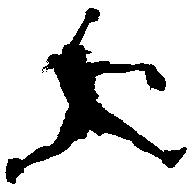 a silhouette of a baseball player throwing a ball