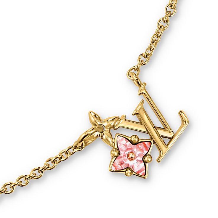 LOUIS VUITTON® - Loulougram Necklace - Golden Gold Necklace Real, Gold Designer Necklace, Louis Vuitton Necklace Gold, Pink And Gold Necklace, Best Friends Christmas Gifts, Quince Necklace Gold, Expensive Gifts For Boyfriend, Necklace Ideas Gold, Cute Cheap Gifts