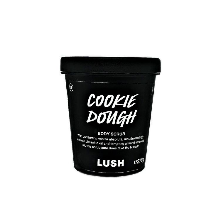 Cookie Dough Body Scrub from Lush Cookie Dough Body Scrub, Cookie Scented Shower Routine, Cookie Dough Lush, Lush Body Lotion, Chocolate Shower Routine, Cookie Body Scrub, Lush Body Scrub, Lush Intergalactic, Best Lush Products