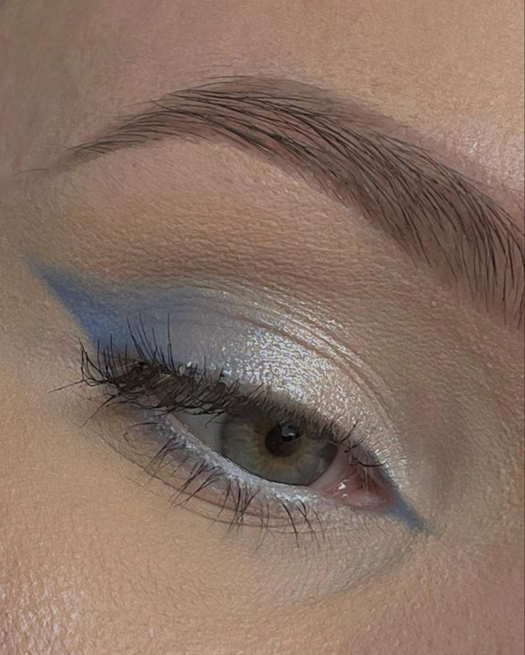 Allura Vysoren, Cinderella Makeup, White Eye Makeup, Prom Makeup For Brown Eyes, Quinceanera Makeup, Silver Eye Makeup, Maquillage On Fleek, Blue Eyeshadow Looks, Grey Makeup