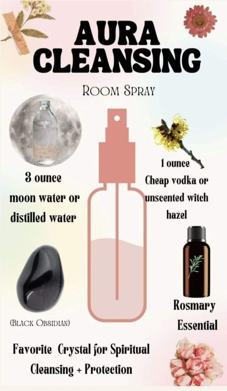 an info sheet describing how to use aura cleaning products for your skin and hair care