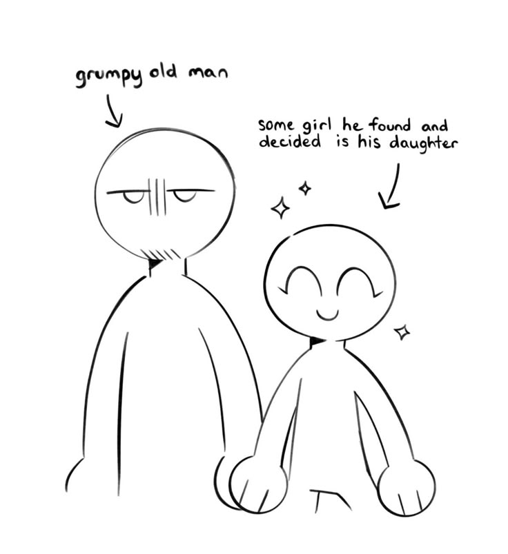 a drawing of an alien holding the hand of a man who is looking at him