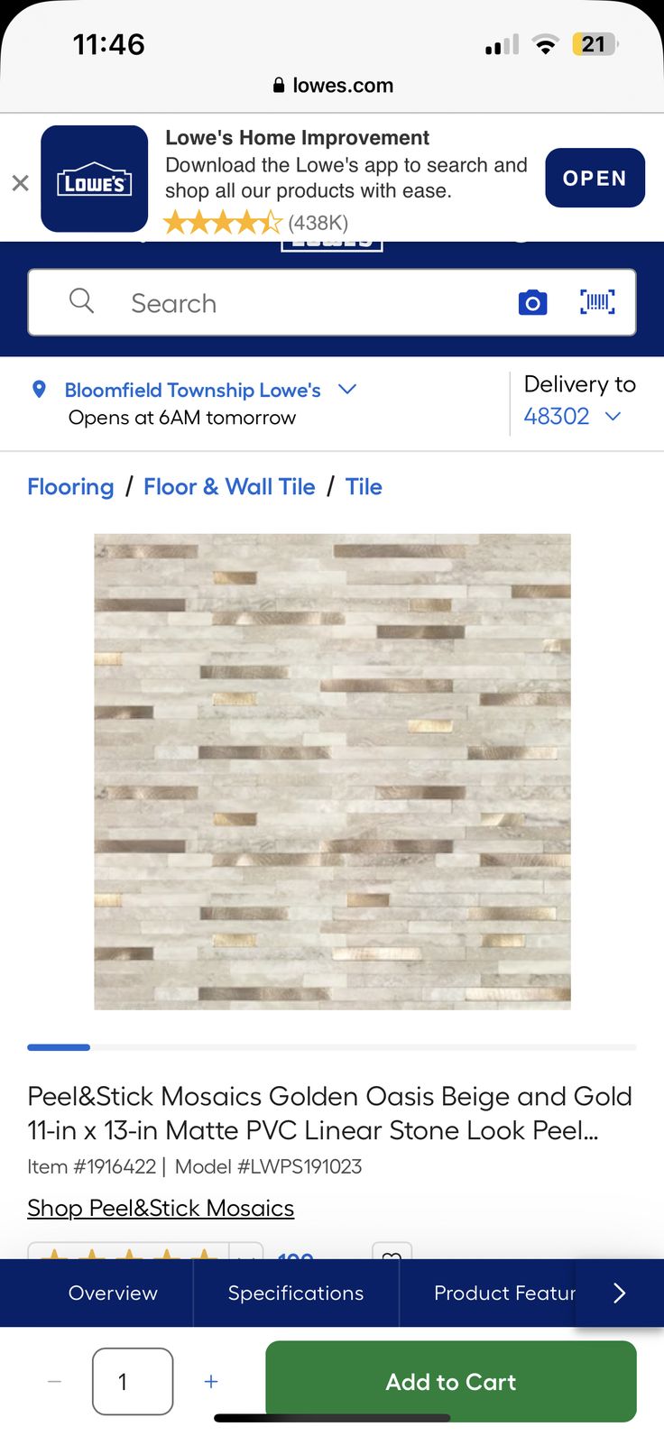 the website for flooring and tile stores