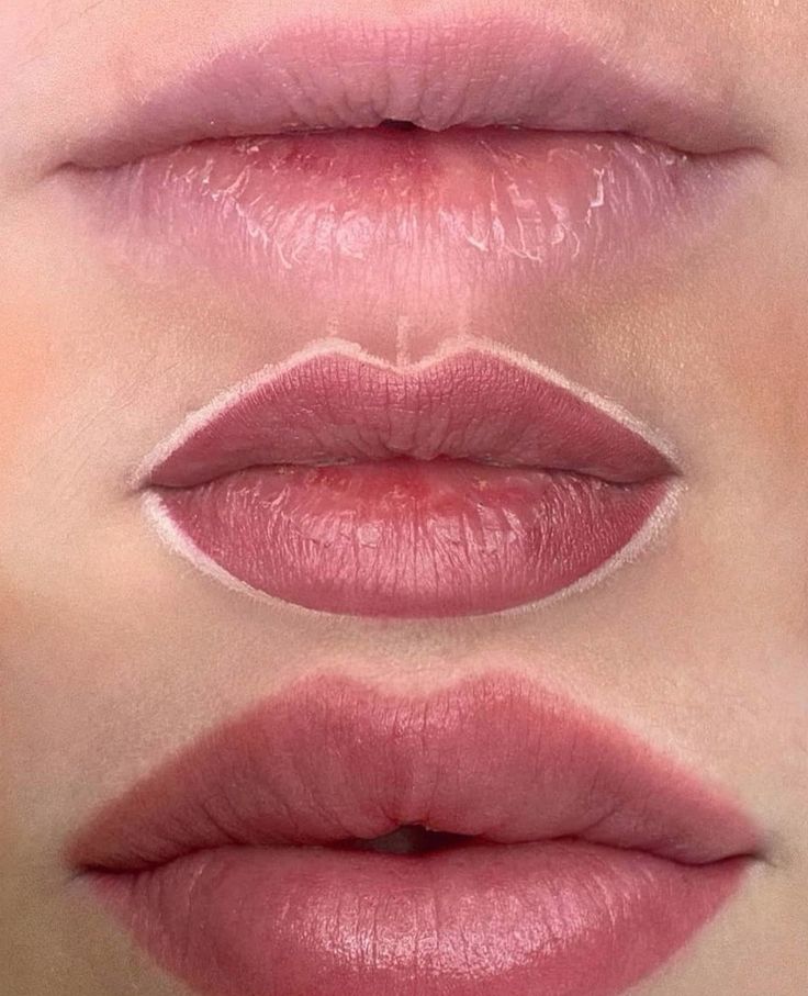 Lip Blushing | Gloss & Go | Tracie Giles London Exclusive Lip Blush Permanent Makeup, Tv Makeup Looks, Lip Blush Natural, Lip Tattoo Makeup, Semi Permanent Lip Blush, Natural Lip Blushing, Natural Lip Tattoo, Lip Blush Color Chart, Naturally Red Lips