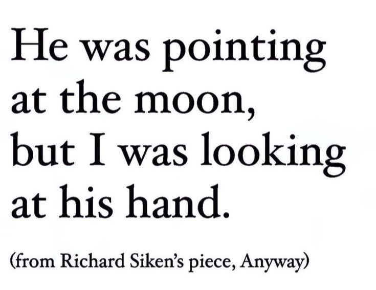 a quote from richard silks price, an award winner for his novel he was pointing at the moon, but i was looking at his hand