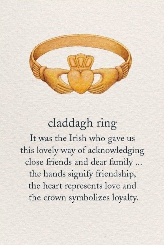 Rings Meaning, Irish Claddagh Rings, Ring Meaning, Claddagh Symbol, Rings With Meaning, Claddagh Necklace, Irish Ring Claddagh, Irish Rings, Love Ireland