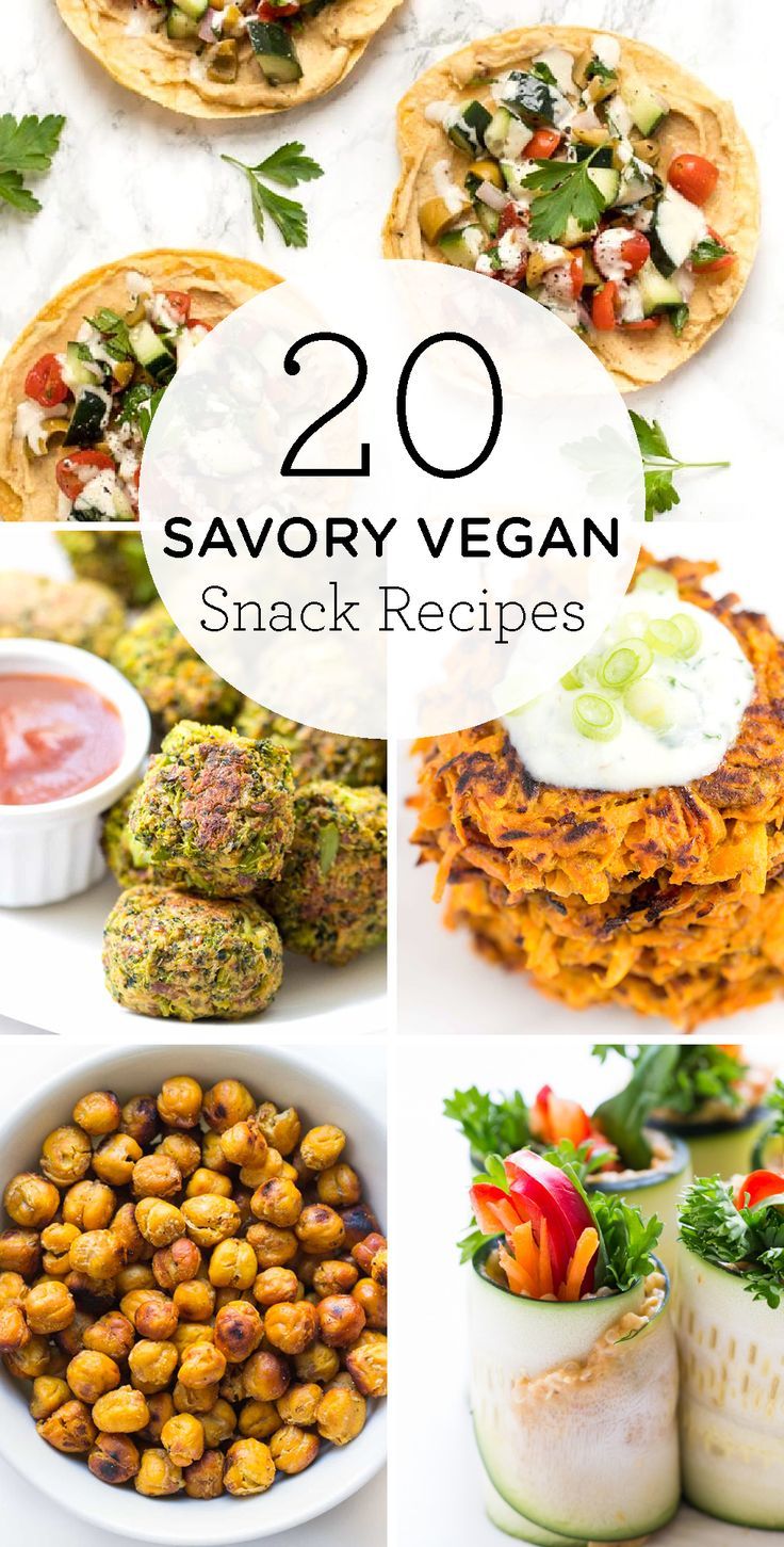 20 savory vegan snack recipes that are easy to make and delicious for lunch