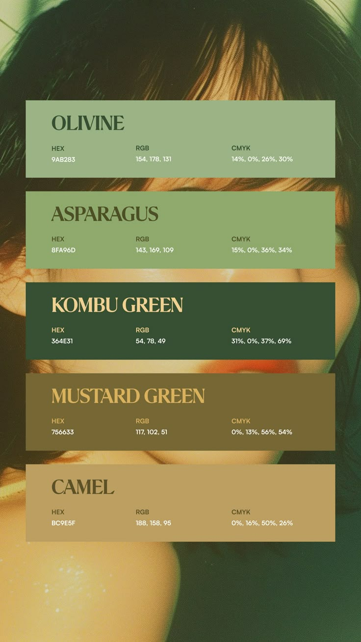 Colors:
9AB283
8FA96D
364E31
756633
BC9E5F Green Business Color Palette, Pantone Colour Palettes Green, Green Pallet Color Colour Palettes, Green Palette Colour Schemes, Big Color Palette, Color Pallete Green, Green Colour Pallet, Green Pallet Color, Green Color Palate