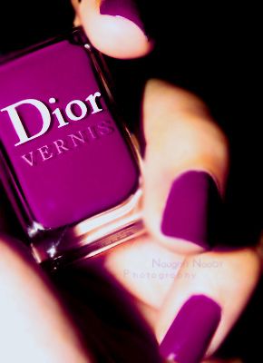 purple dior nail polish Nails Guide, Extreme Nails, Dior Nail Polish, Dior Nails, Awesome Nails, Great Nails, I Love Nails, Va Va Voom, Nail Varnish