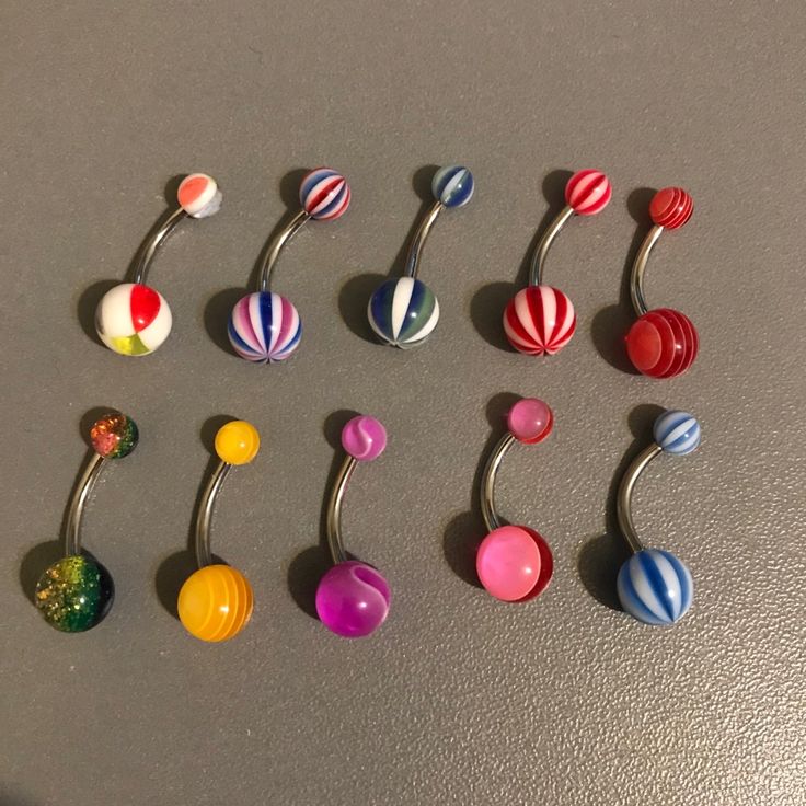 All 10. Nwot Never Worn Button Rings, Belly Button, Belly Button Rings, Jewelry Earrings, Womens Sizes, Women Jewelry, Stainless Steel, 10 Things, Women Shopping