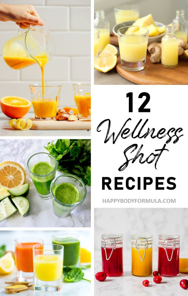 12 Wellness Shot Recipes to Kick Start Your Day | Happybodyformula.com Wellness Shot Recipe, Turmeric Shots, Energy Shots, Wellness Shots, Juicer Recipes, Healthy Juice Recipes, Shot Recipes, Wellness Recipes, Smart Things