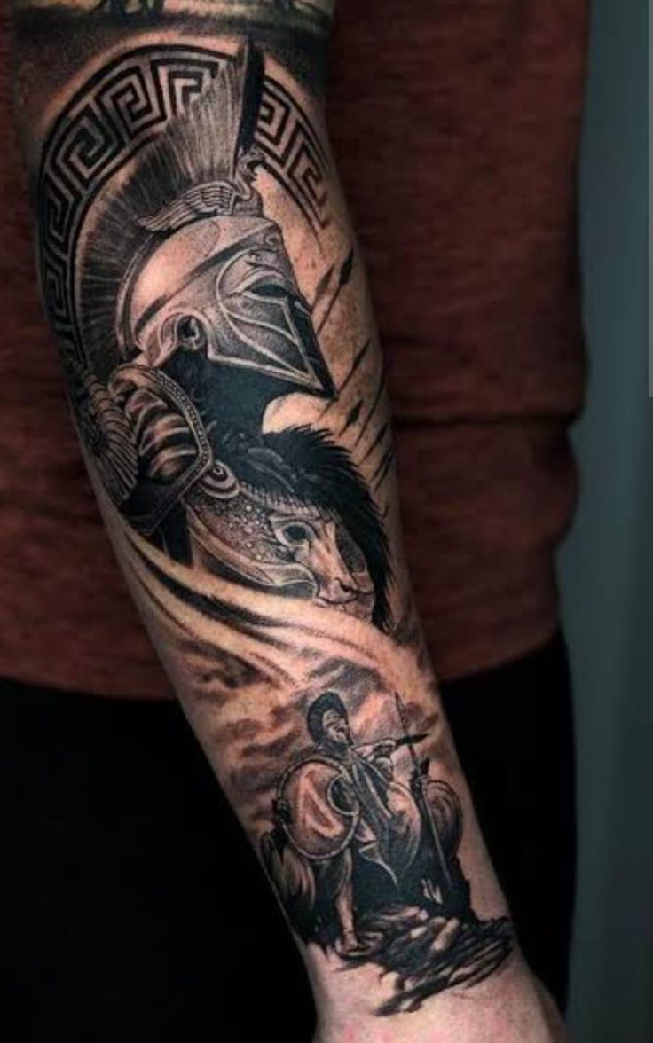 a person with a tattoo on their arm