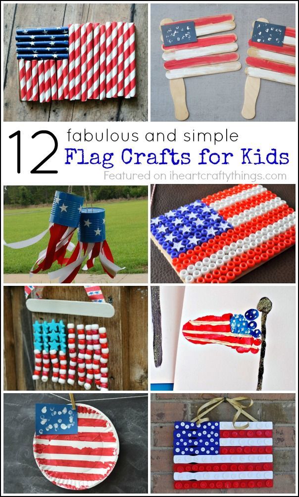 patriotic crafts for kids that are easy to make