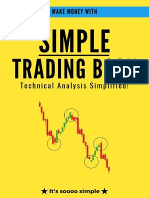 the book cover for make money with simple trading bdf technical anals simming