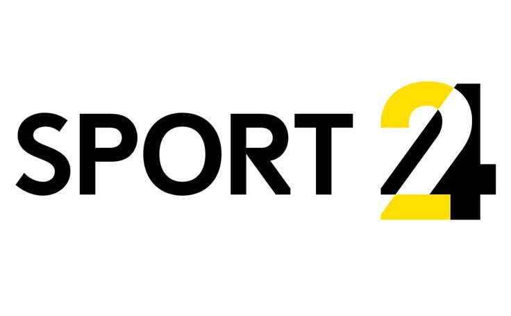 the logo for sport 2 is shown in black and yellow, on a white background