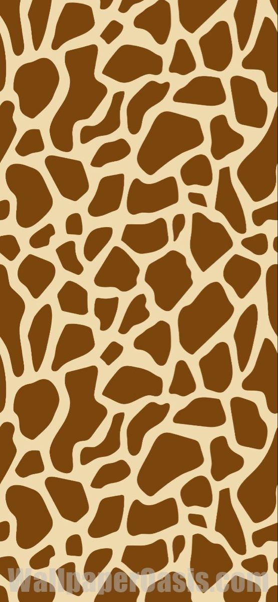 a giraffe print is shown in brown and beige colors, as well as the pattern