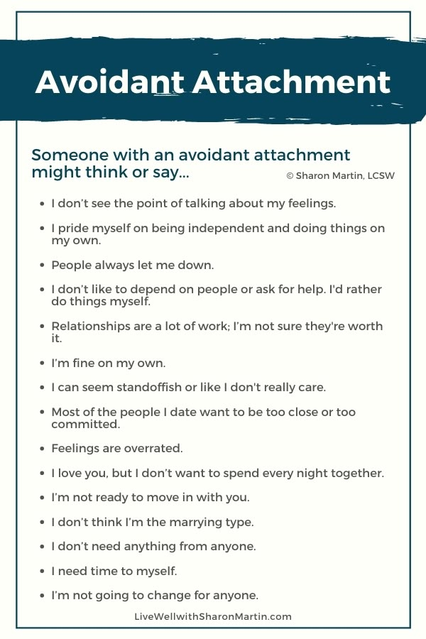 Avoidance Attachment Style, Avoidant Attachment Partner, Secure Attachment Style, Attachment Quotes, Avoidant Attachment Style, Sharon Martin, Avoidant Attachment, Avoidant Personality, Attachment Theory