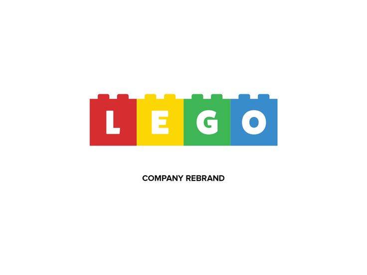 the logo for lego company is shown