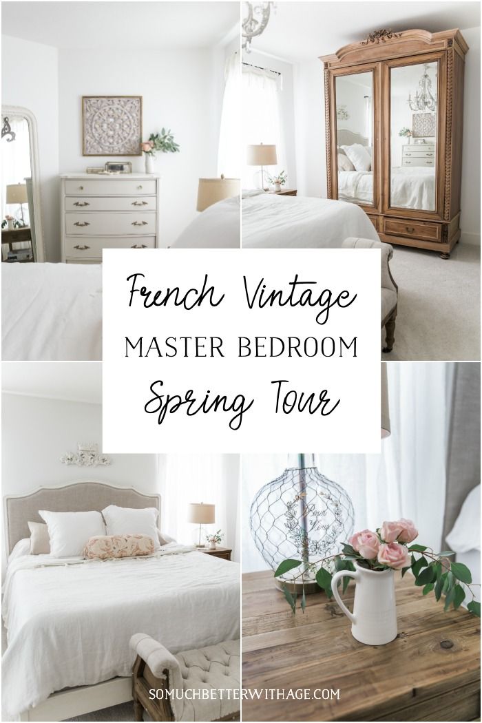 Bedroom Spring, French Country Rug, French Vintage Decor, Spring Bedroom, French Country Bedrooms, French Bedroom, Interior Minimalista, Bedroom Armoire, Romantic Home Decor