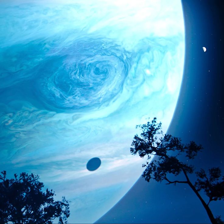 an artist's rendering of the planet and its surroundings