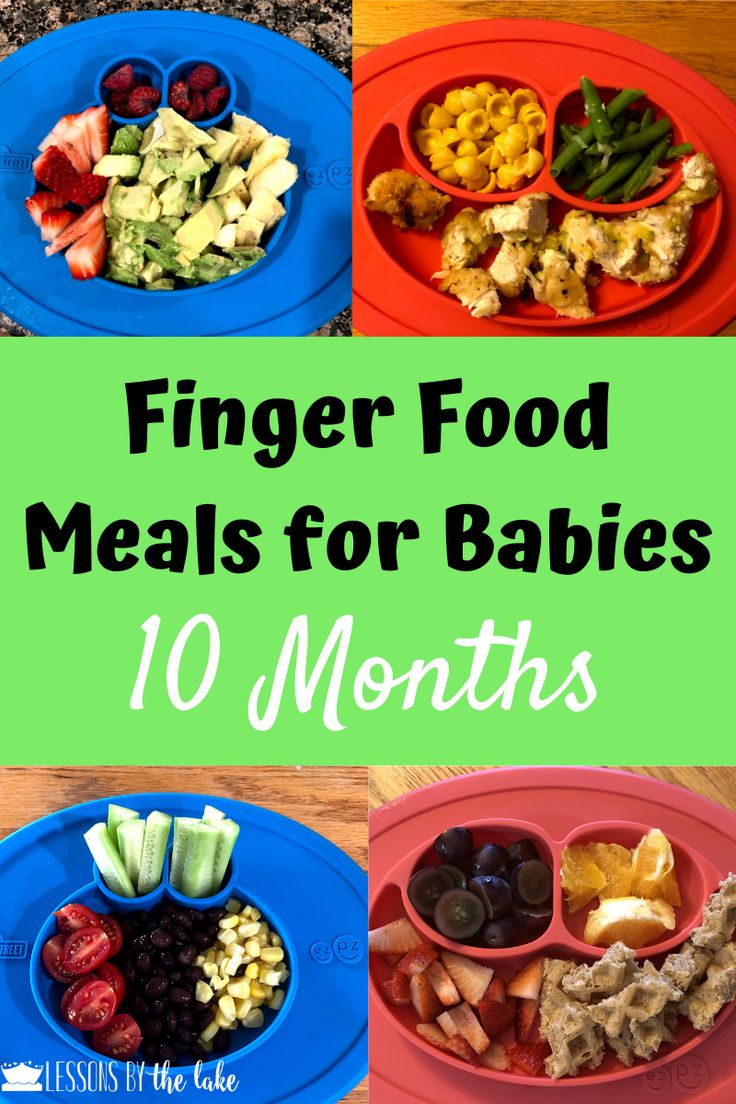 finger food meals for babies 10 months