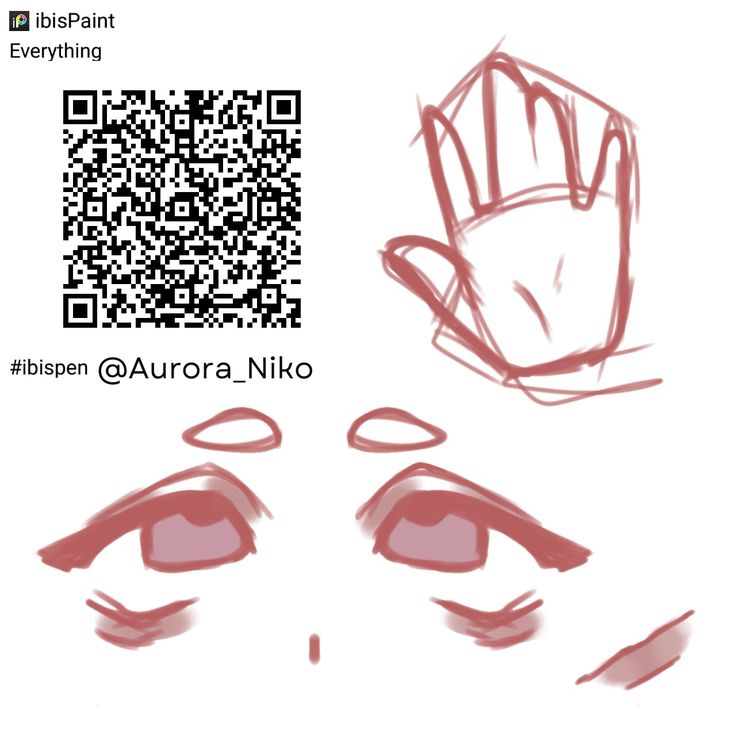 an image of someone's eyes with the qr code above them to see what they are doing